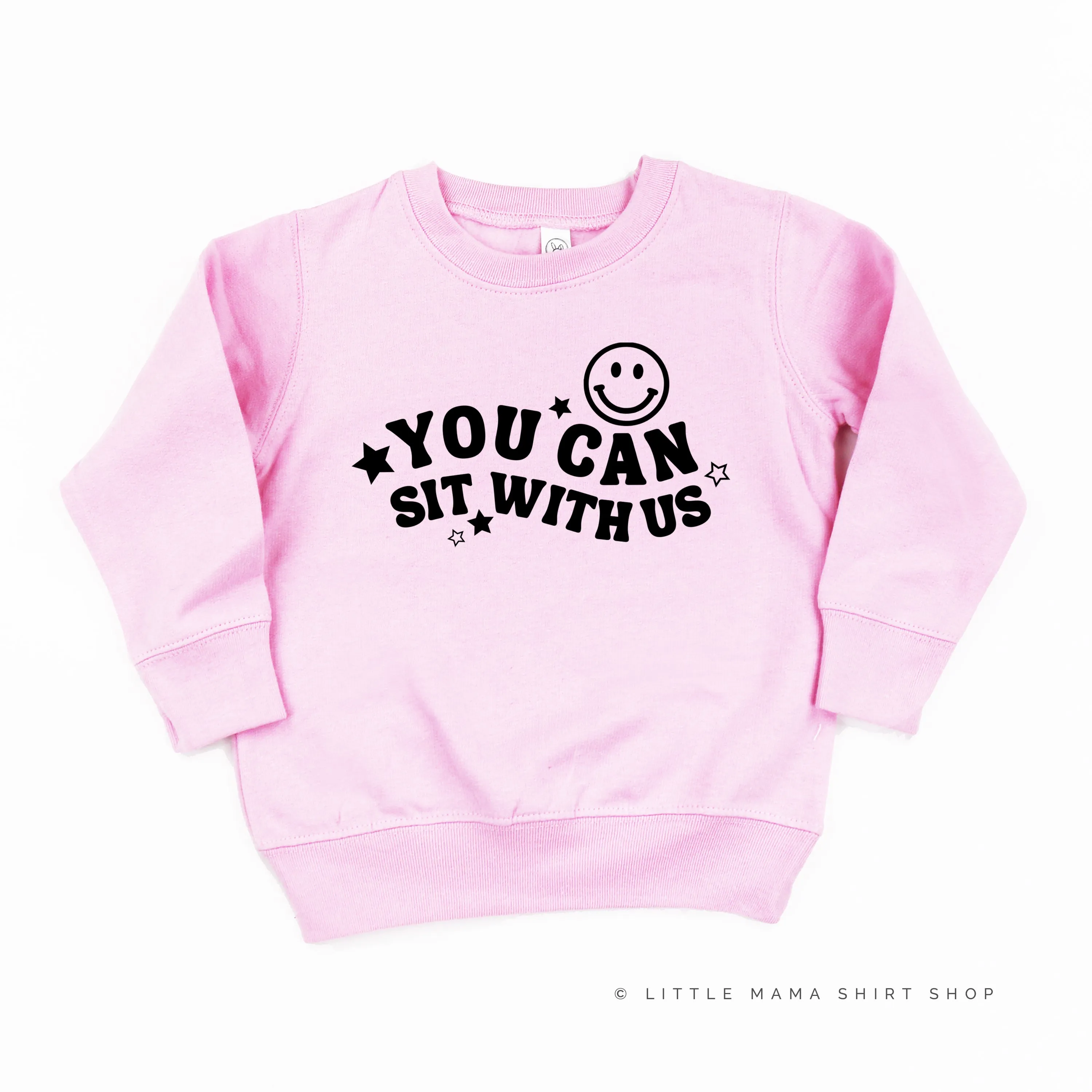 YOU CAN SIT WITH US (Smiley Face) - Child Sweater