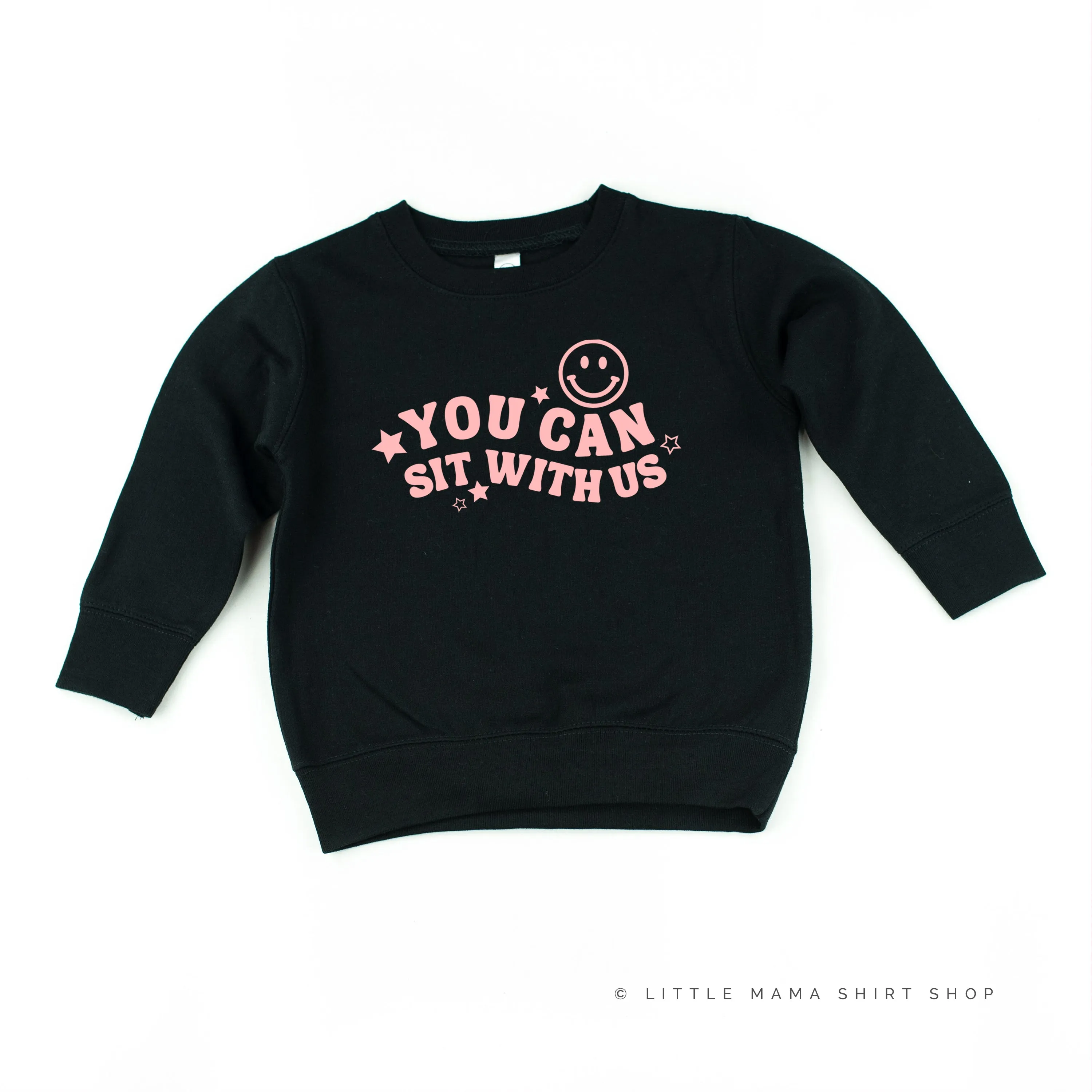 YOU CAN SIT WITH US (Smiley Face) - Child Sweater