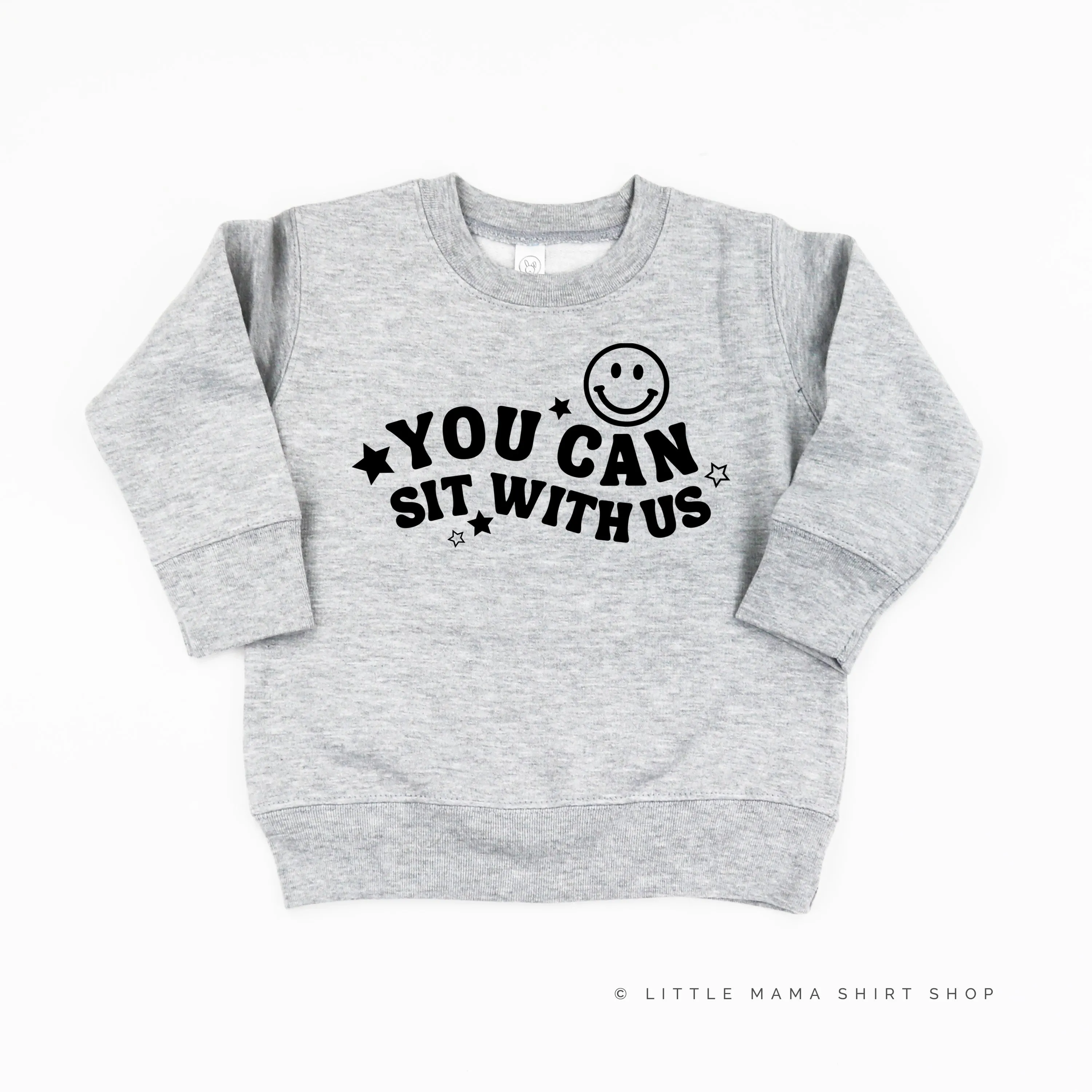 YOU CAN SIT WITH US (Smiley Face) - Child Sweater
